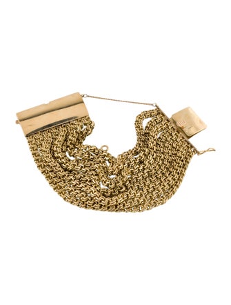 Bracelet 18K Multistrand Link Chain Bracelet