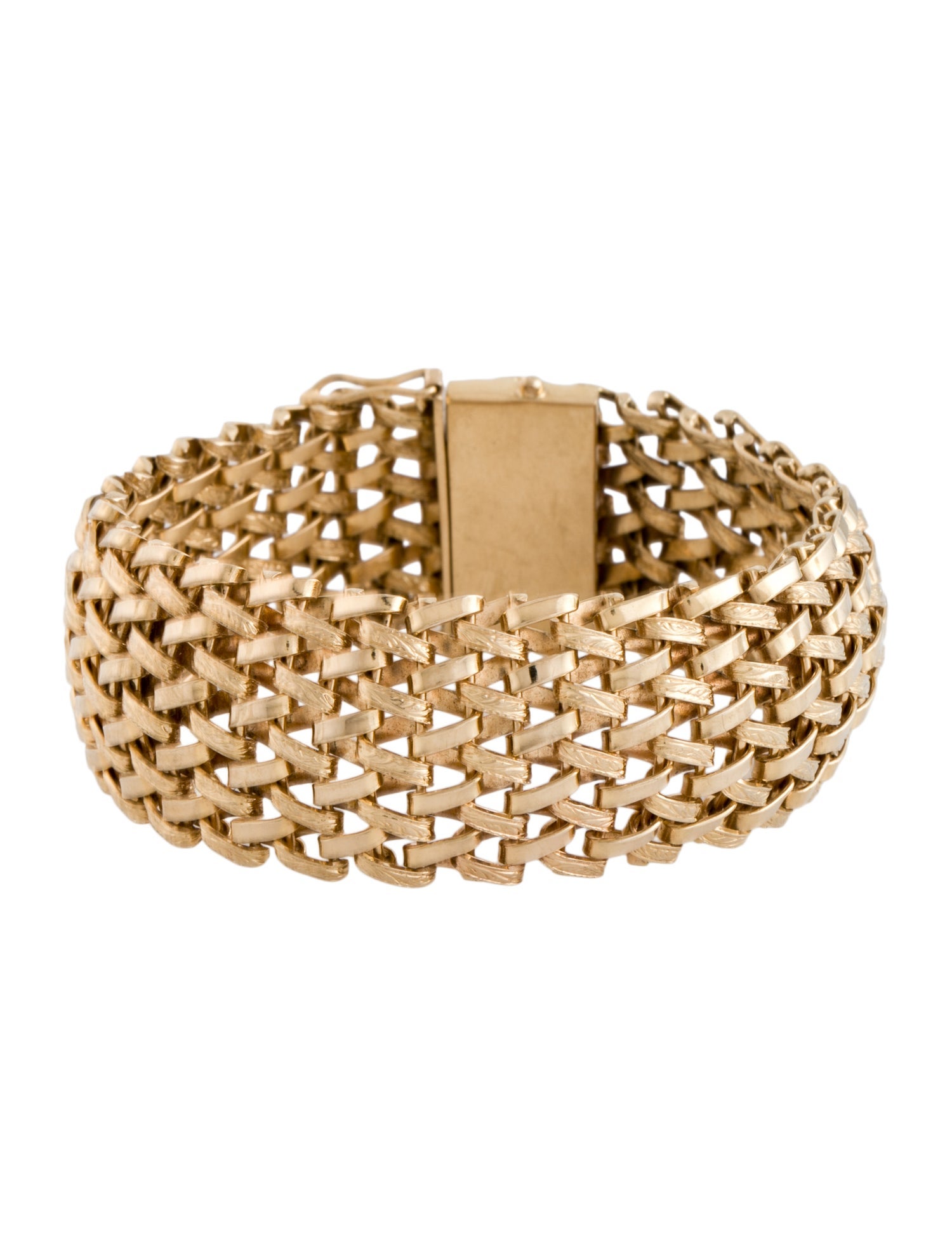 Bracelet 14K Wide Link