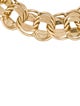 Bracelet 14K Triple Circle Chain Link Bracelet