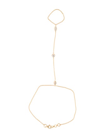 Bracelet 18K Diamond Hand Chain