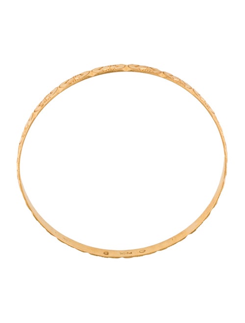 Bracelet 22K Textured Bangle