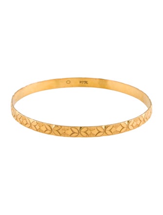 Bracelet 22K Textured Bangle