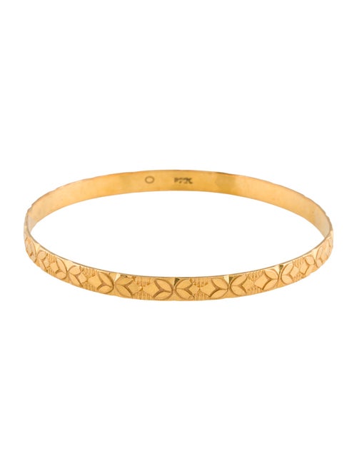 Bracelet 22K Textured Bangle