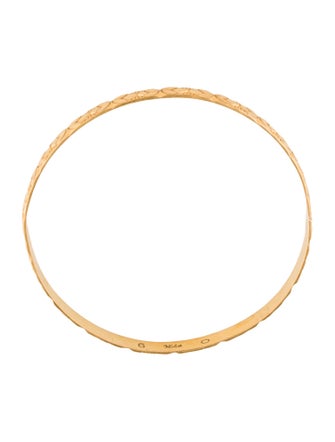 Bracelet 22K Textured Bangle