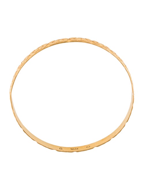 Bracelet 22K Textured Bangle