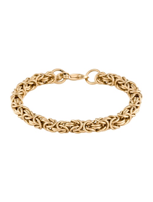 Bracelet 14K Byzantine Link Bracelet