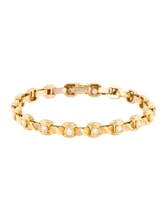 Bracelet 18K 1.76ctw Diamond Bezel Set Link Bracelet