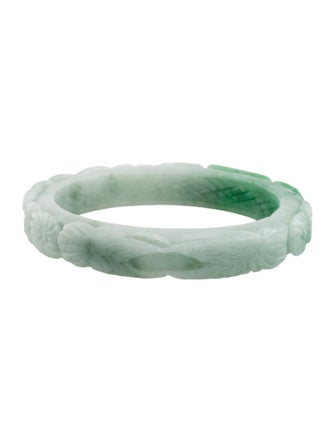 Bracelet Carved Jadeite Bangle Bracelet
