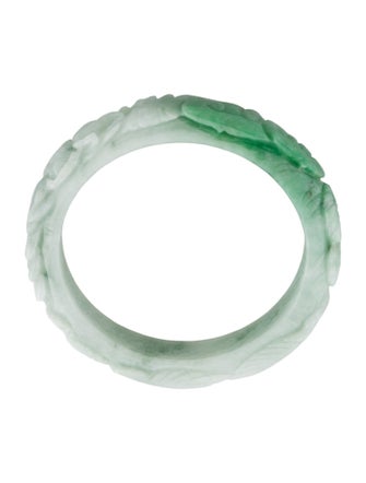 Bracelet Carved Jadeite Bangle Bracelet