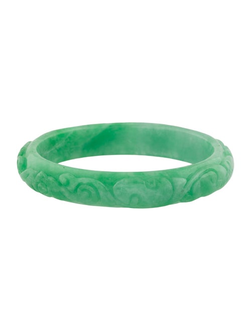Bracelet Dyed Jadeite Carved Bangle Bracelet