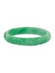 Bracelet Dyed Jadeite Carved Bangle Bracelet
