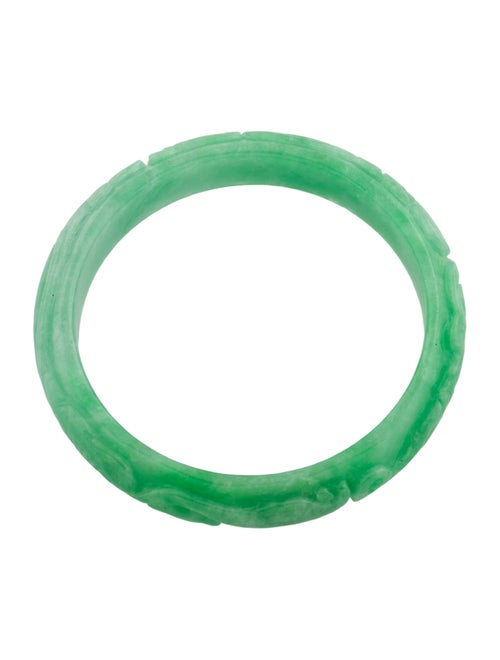 Bracelet Dyed Jadeite Carved Bangle Bracelet