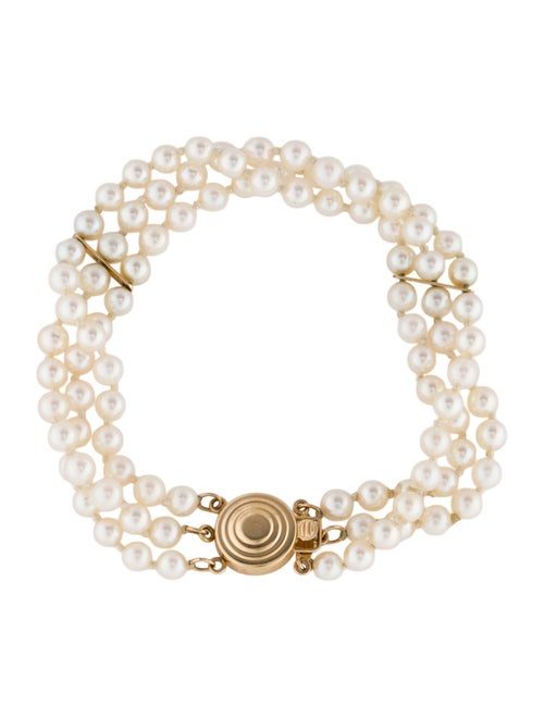 Bracelet 14K Pearl Multistrand Bracelet