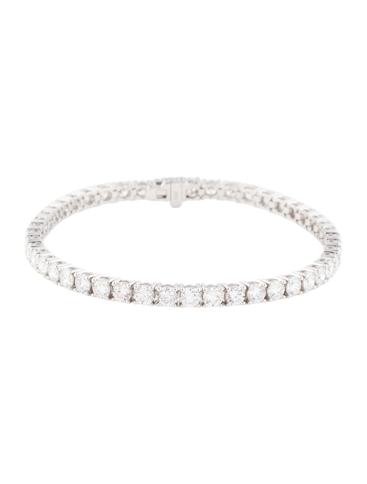 Bracelet 14K 7.00ctw Lab-Grown Diamond Tennis Link