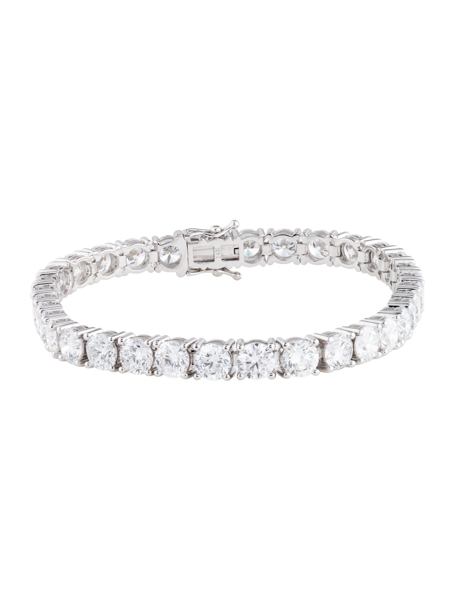 Bracelet 14K 15.00ctw Lab-Grown Diamond Link Bracelet