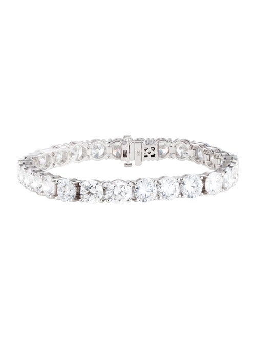 Bracelet 14K 28.28ctw Lab-Grown Diamond Tennis Bracelet