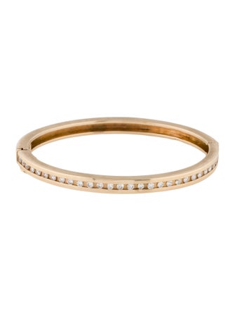 Bracelet 14K Diamond Bangle Bracelet