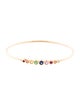 Bracelet 14K Multicolor Sapphire and Garnet Bangel Bracelet