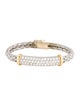 Bracelet 18K 1.71ctw Diamond Woven Station Bracelet