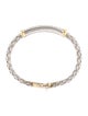 Bracelet 18K 1.71ctw Diamond Woven Station Bracelet