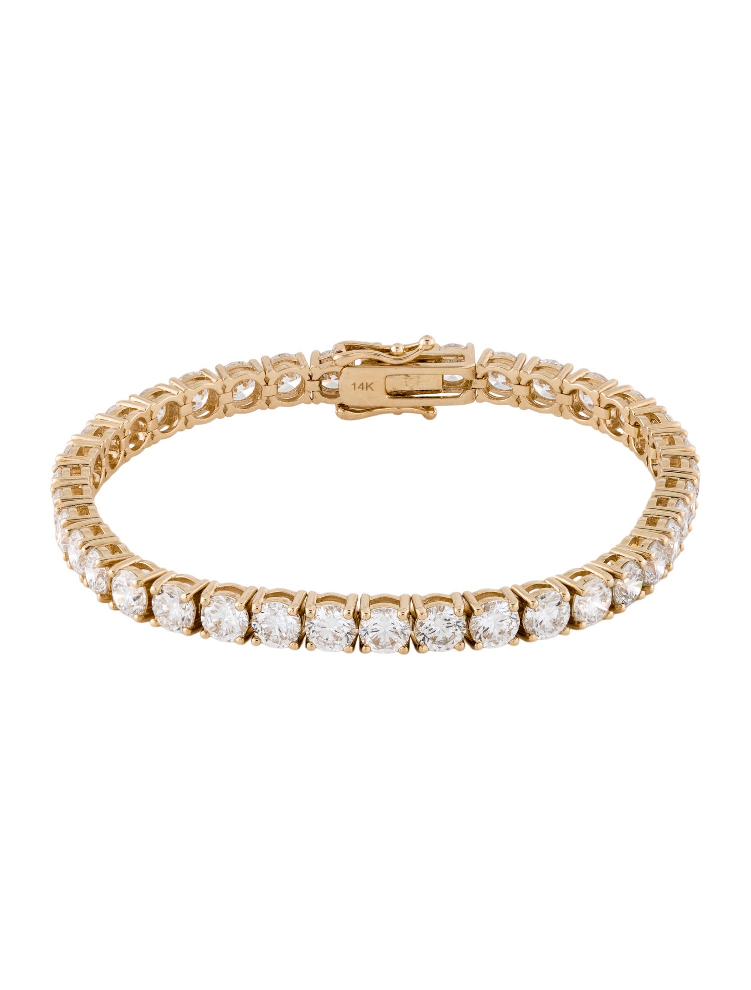 Bracelet 14K 14.22ctw Lab-Grown Tennis