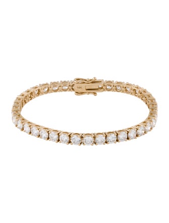 Bracelet 14K 12.42ctw Lab-Grown Diamond Tennis Bracelet