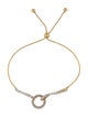 Bracelet 14K Diamond Bolo Station Bracelet