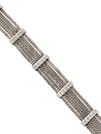 Bracelet 14K 1.10ctw Diamond Station Link Bracelet