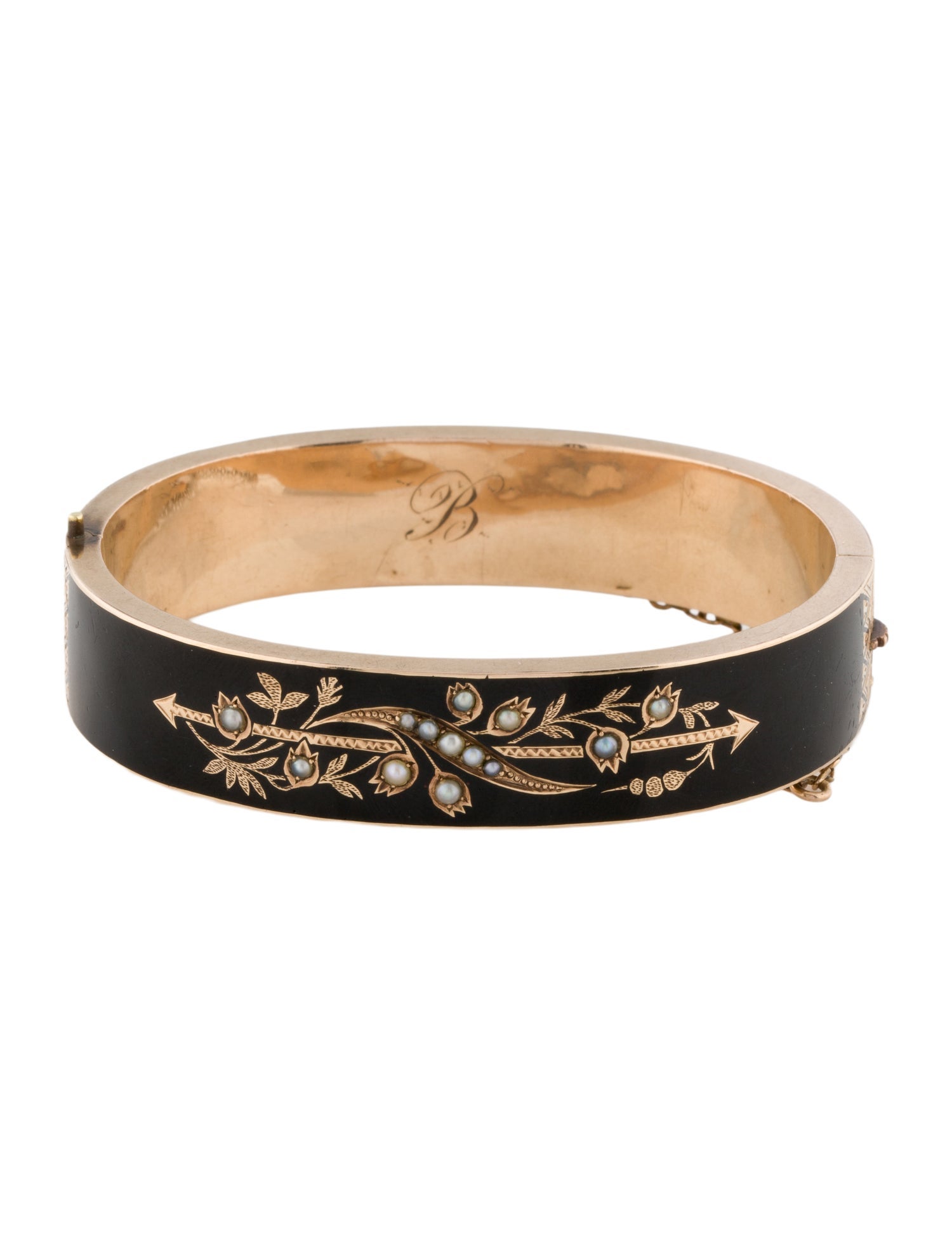 Bracelet Victorian Pearl Bangle Bracelet