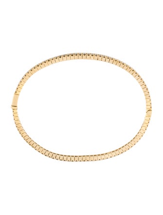 Bracelet 18K 1.41ctw Diamond Hinged Bangle