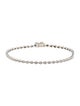 Bracelet 14K Diamond Pear Shaped Tennis Link Bracelet