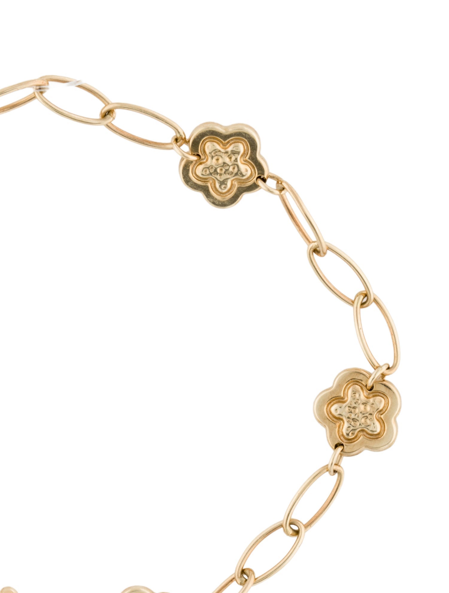 Bracelet 14K Flower Link