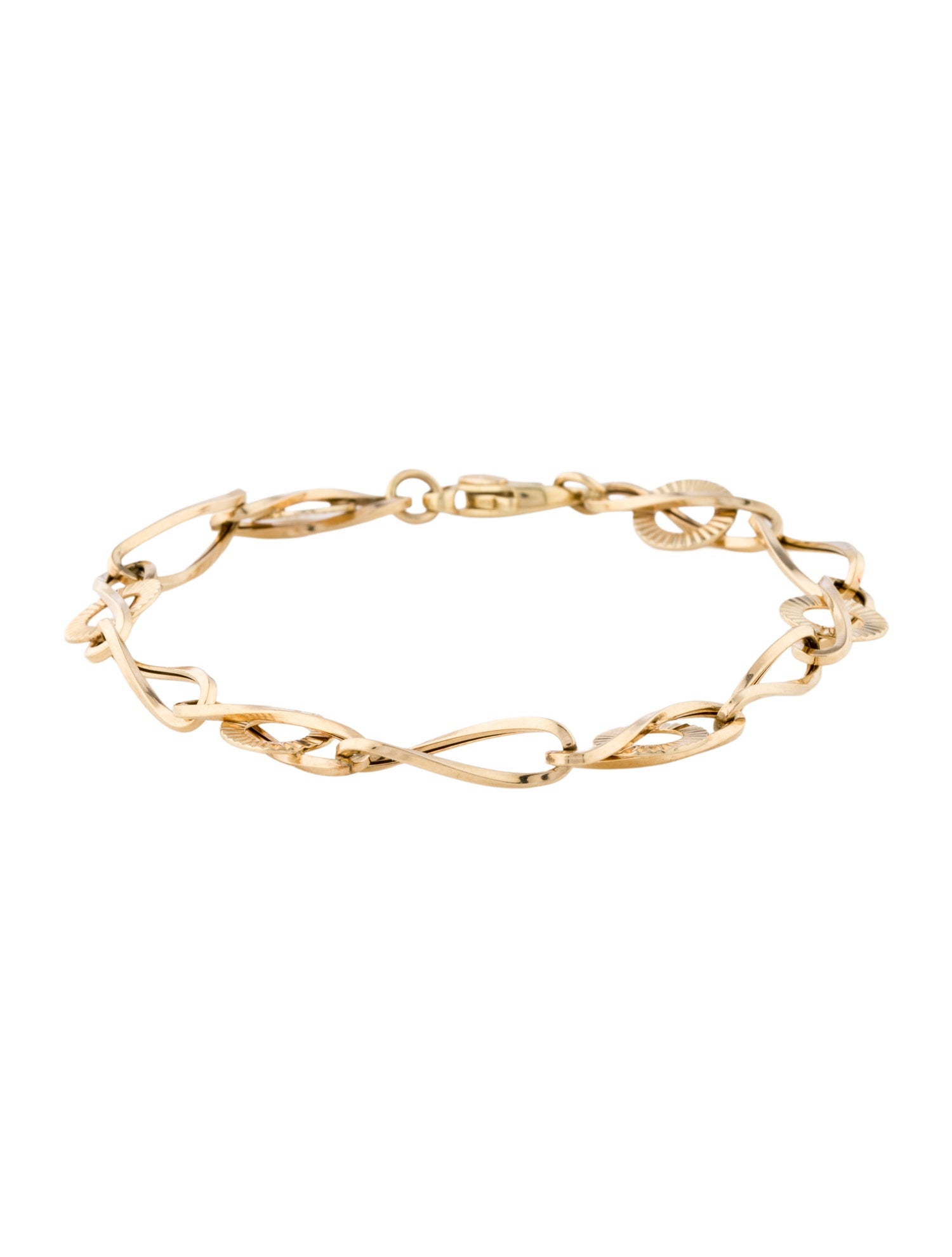 Bracelet 14K Infinity Link