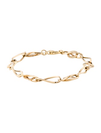 Bracelet 14K Infinity Link Bracelet