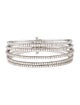 Bracelet 18K 5.08ctw Diamond Multirow Bangle Bracelet