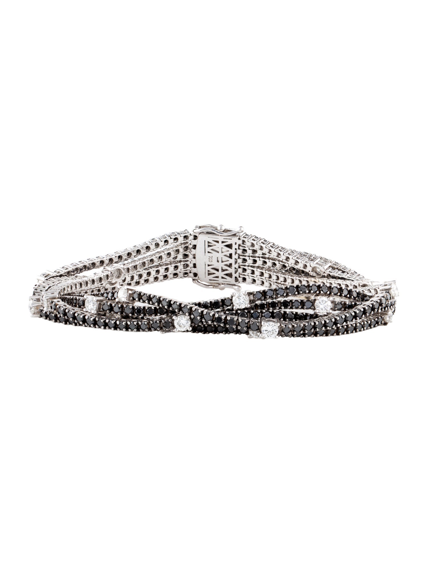 Bracelet 18K 8.12ctw Diamond Link
