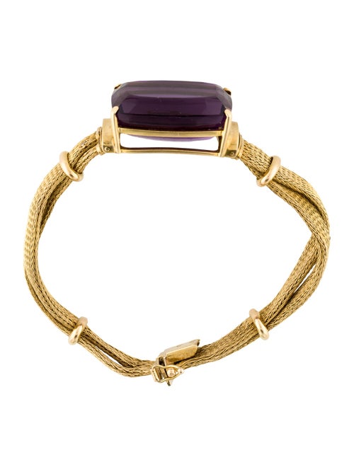 Bracelet 14K 45.00 ctw Amethyst Rope Link Bracelet