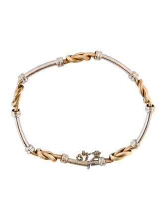 Bracelet 14K Two Tone Bracelet