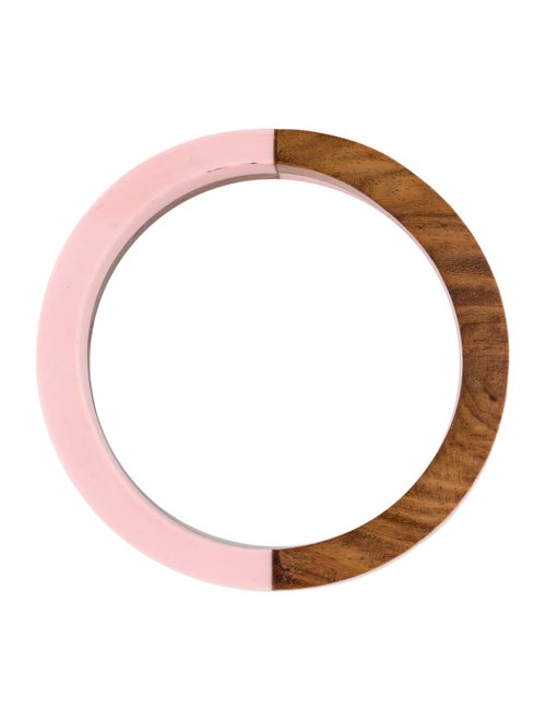 Bracelet Resin & Wood Bangle Bracelet