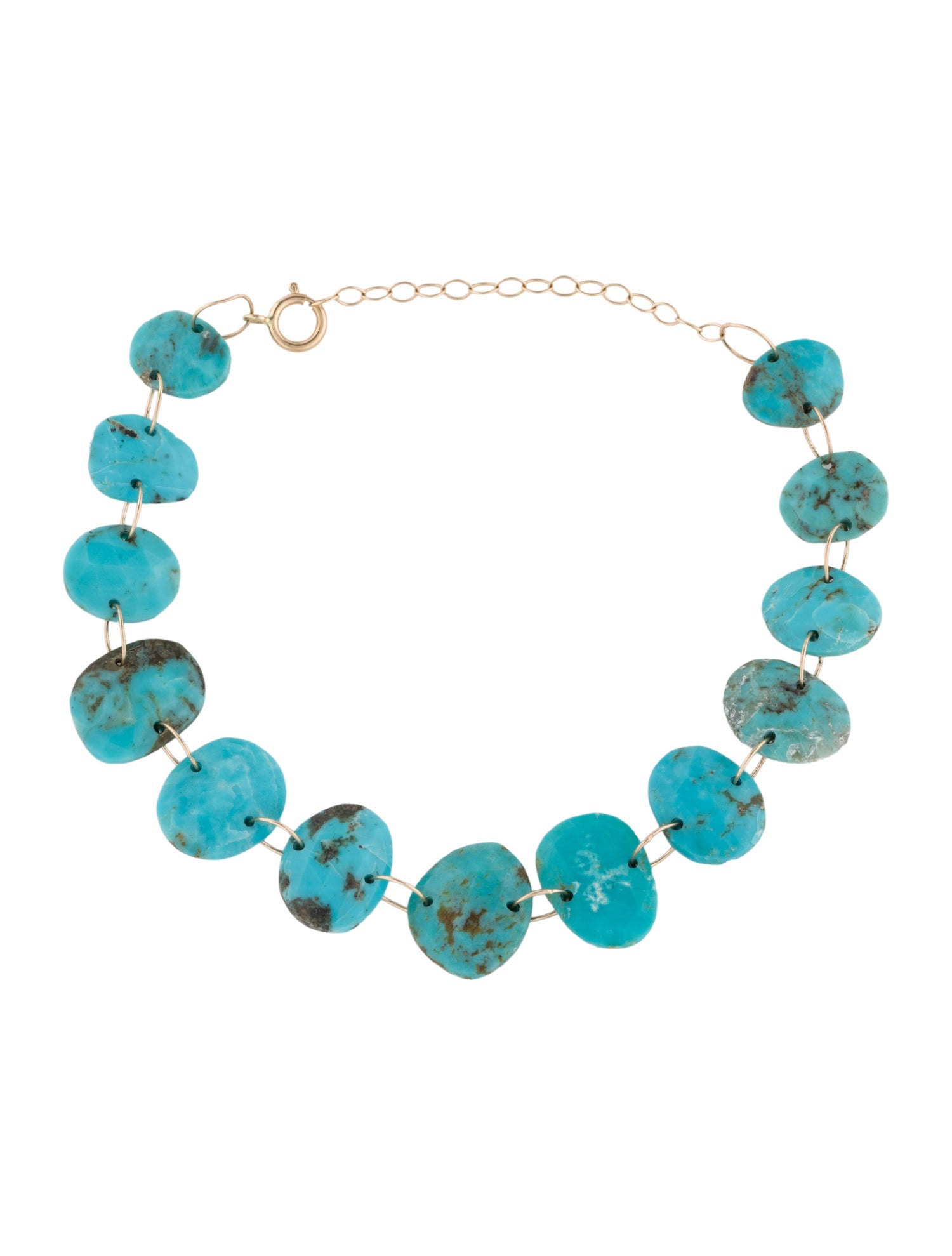 Bracelet 14K Composite Turquoise