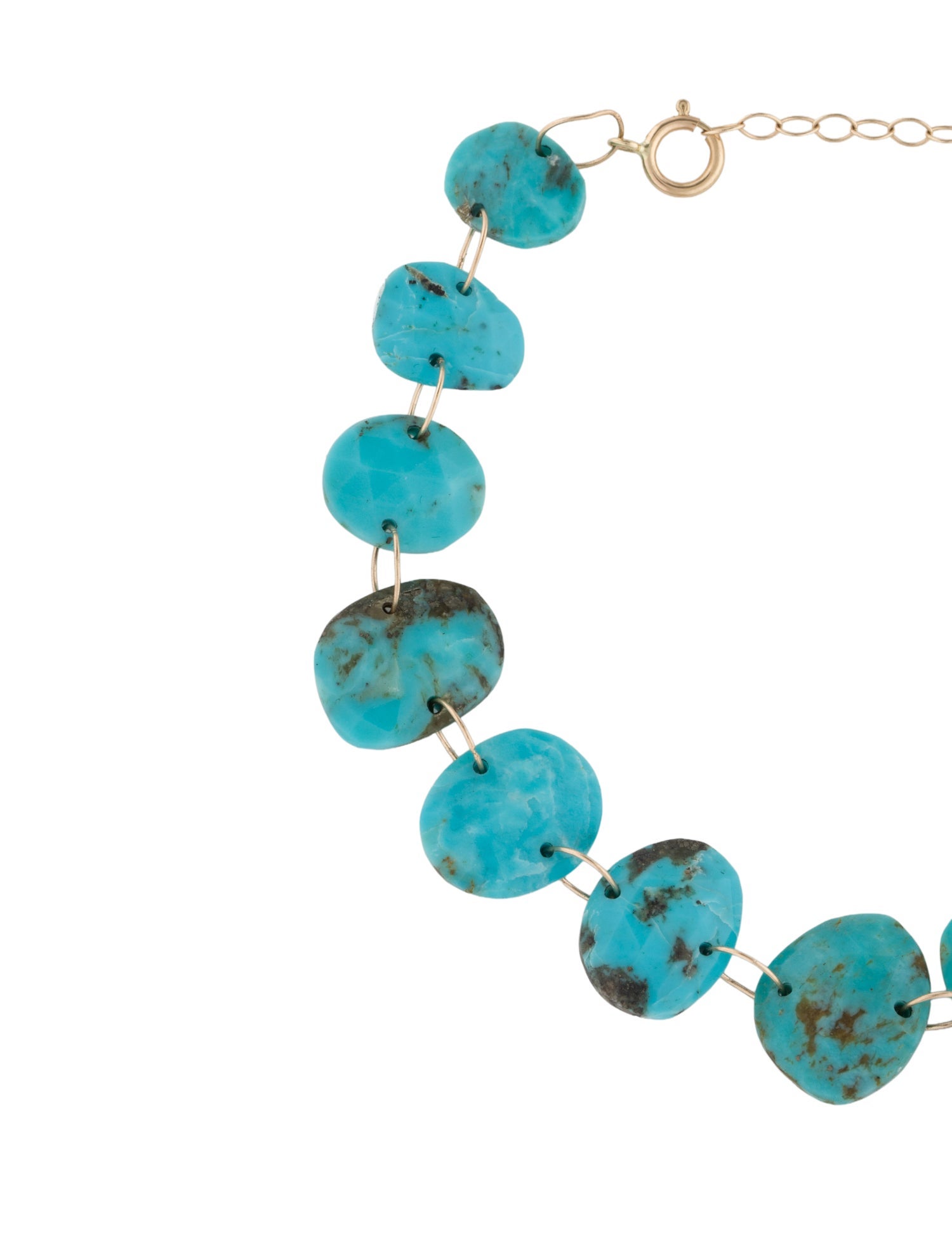 Bracelet 14K Composite Turquoise