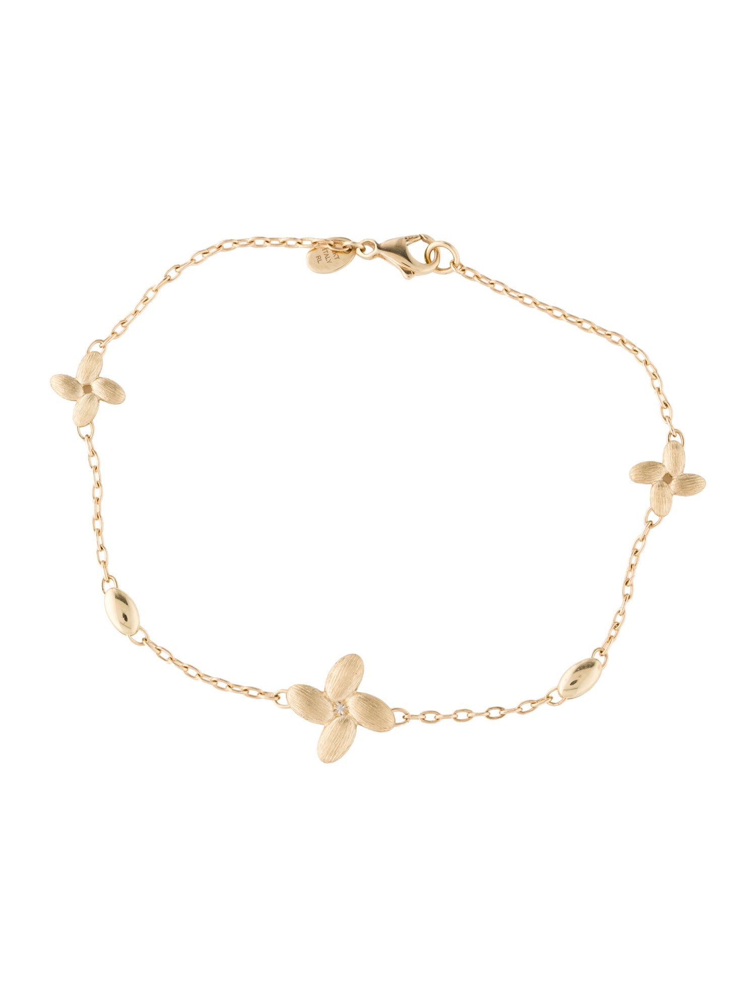 Bracelet 14K Flower Station