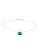 Bracelet 14K Emerald Charm Bracelet