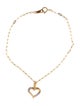 Bracelet 14K Diamond Heart Charm Bracelet