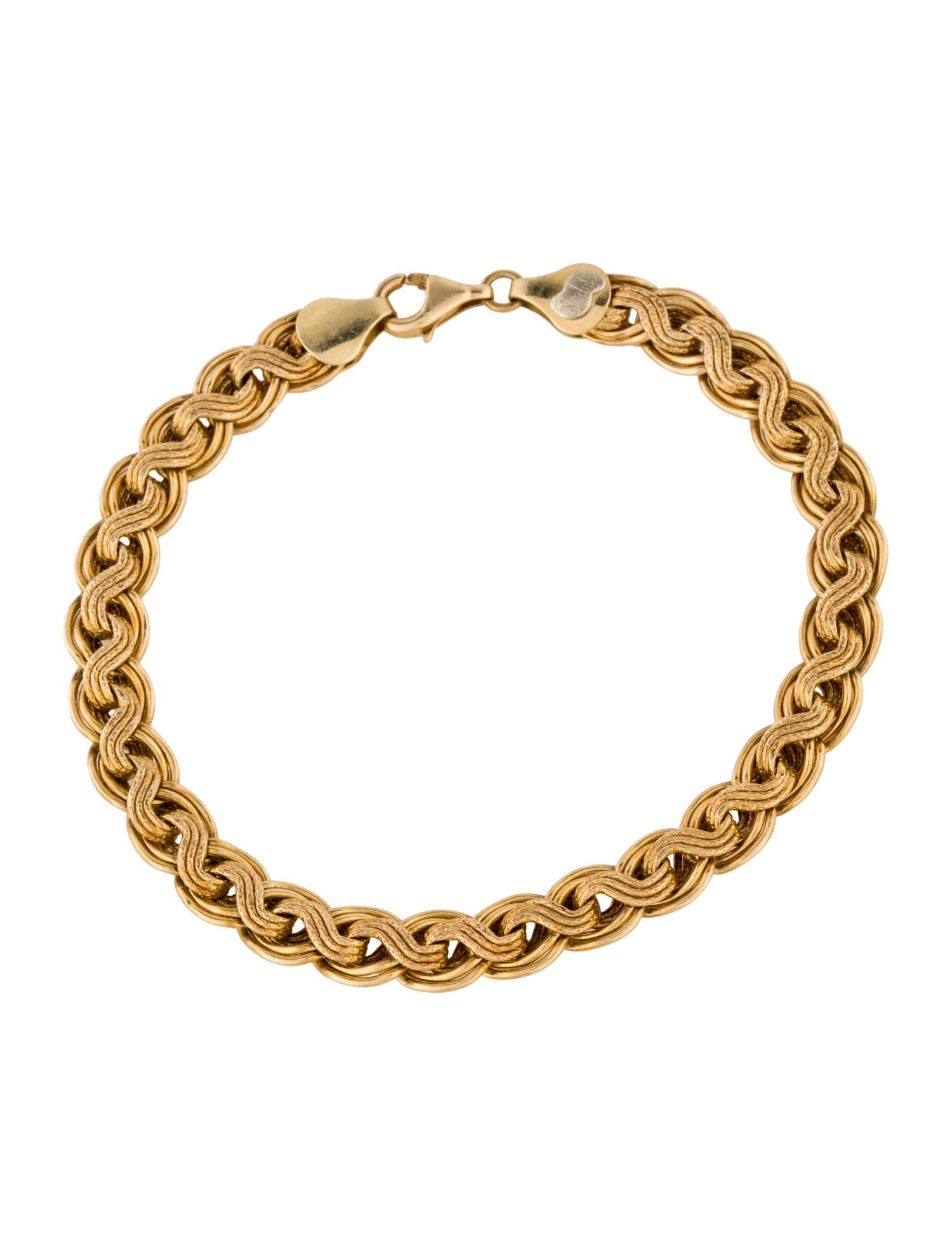 Bracelet 14K Braided Link