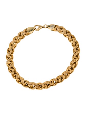Bracelet 14K Braided Link Bracelet