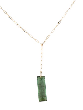 Bracelet 14K Tourmaline Pendant Necklace