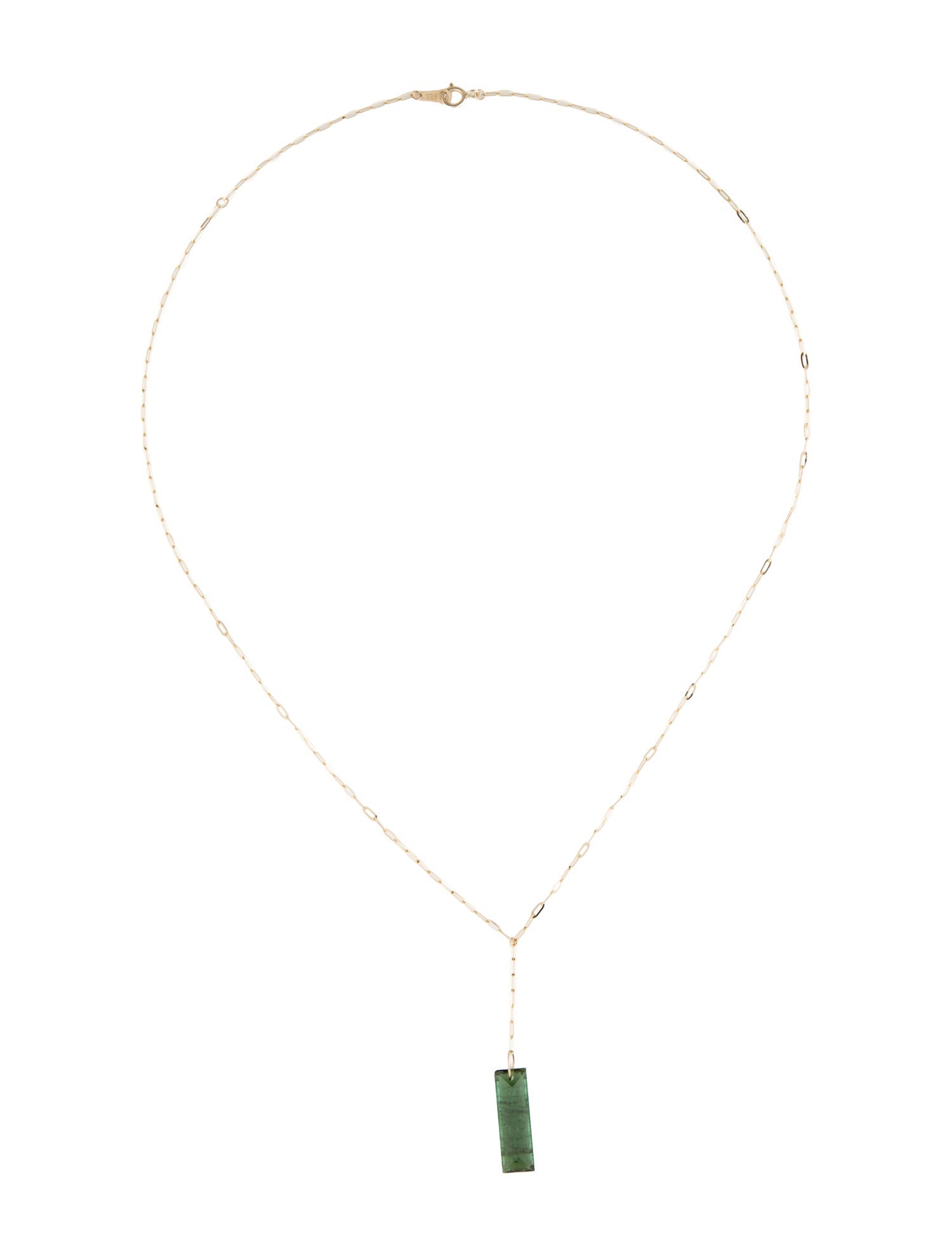 Bracelet 14K Tourmaline Pendant Necklace