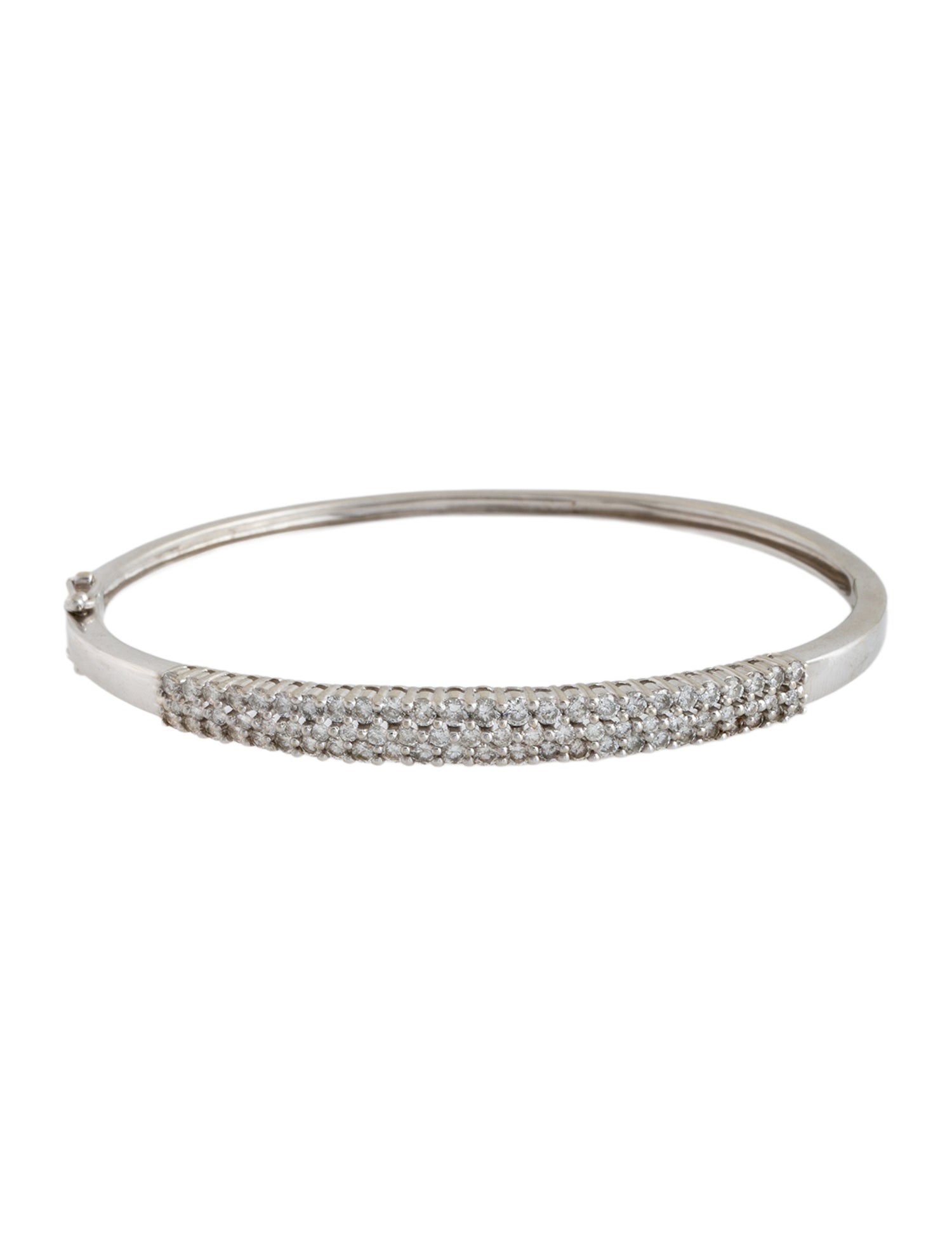 Bracelet 14k 2.90CT Diamond Bangle