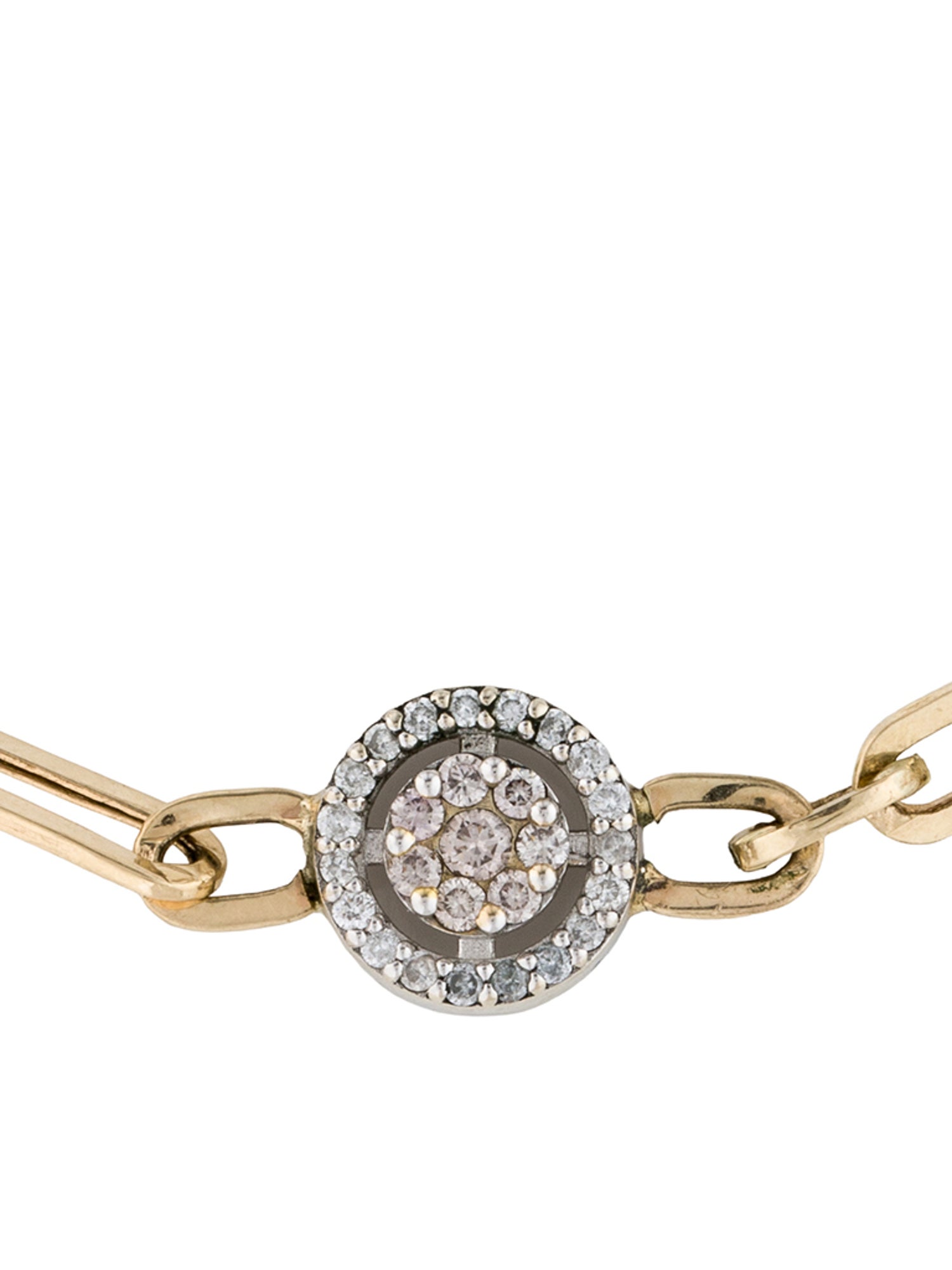 Bracelet 14K Diamond Chain Link
